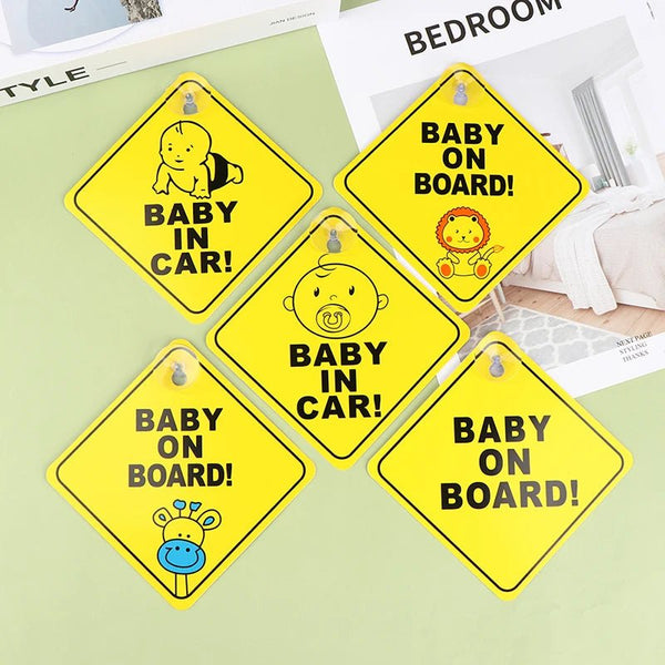 Baby On Board Safety Sign.