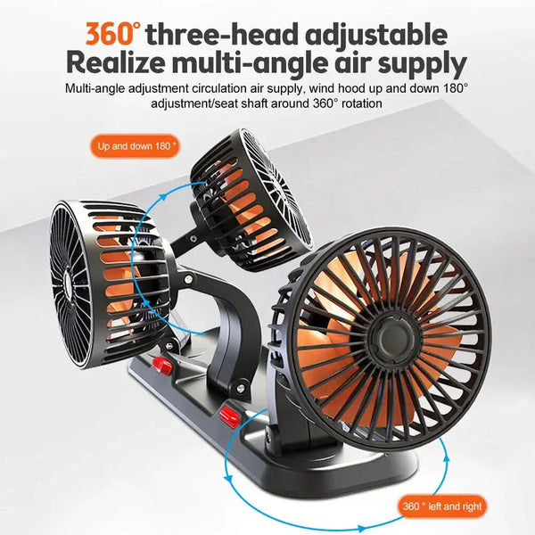 Whisper Wind Car Fan